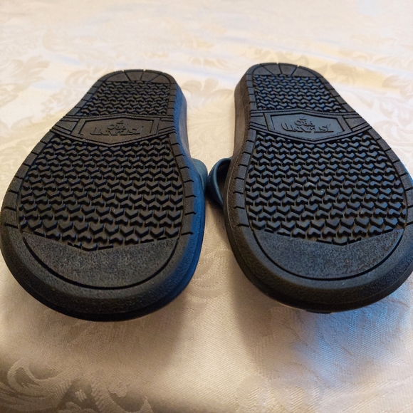 Island Slipper flip flops blue wave print handmade in Hawaii. Size 7men, 8 women - Picture 12 of 12